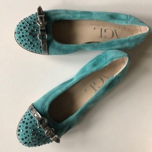 Agl cap toe ballet flat, size 39
